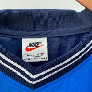Nike Shirts - Vintage Nike Blue Pullover Windbreaker Long Sleeve Nike Shirts - Vintage Nike Blue Pullover Windbreaker Long Sleeve